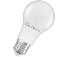 Ledvance 8,8W LED lemputė CLASSIC A, E27, baltos matinės sp., 2700K, su šviesos/judesio jutikliu