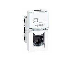 RJ45 lizdas Mosaic UTP 5E Legrand 076551 (baltas)