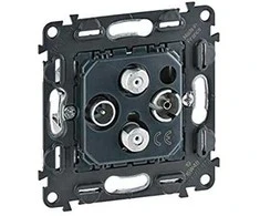 GALUTINIS LIZDAS LE-753056 R-TV + 2xSAT Valena Life LEGRAND
