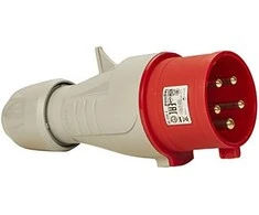 Legrand Portinis kištukas 5P 32A 400V raudona IP44 P17 TEMPRA PRO (555239)