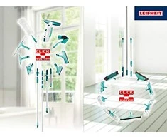 Leifheit Profi Cotton Plus mop Fiber Pilkas, Turquoise, Baltas