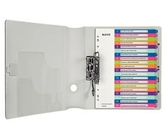 Leitz Plastikiniai skirstytuvai WOW 1-20 12450000 spausdinimui (prk2324187)