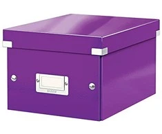 Universali dėžė Leitz Click&amp;Store Small, 216x160x282mm, violetinės spalvos