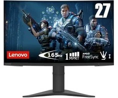 Monitorius Lenovo G27c-10 68,6 cm (27") 1920 x 1080 pikseliai „Full HD“ Juoda