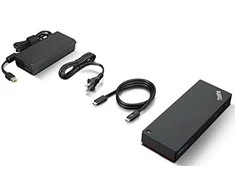 Lenovo ThinkPad Universal Thunderbolt 4 Smart Dock Dock Ethernet LAN (RJ-45) jungtys 1 x 10/100/1000M LAN prievadas DisplayPorts kiekis 2 USB 3.0 (3.1 Gen 1) jungtys kiekis 4 HDMI jungtys kiekis 1 Ethernet LAN Garantija 36 mėn.