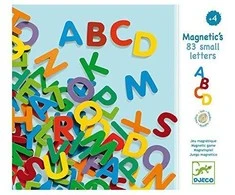 Djeco Magnetukų rinkinys - Magnetinės raidės (83 vnt.) ( DJ03101 )