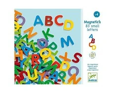 Djeco Magnetukų rinkinys - Magnetinės raidės (83 vnt.) ( DJ03101 )
