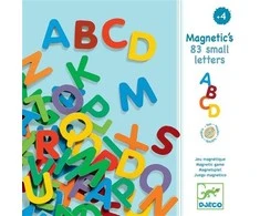 Djeco Magnetukų rinkinys - Magnetinės raidės (83 vnt.) ( DJ03101 )