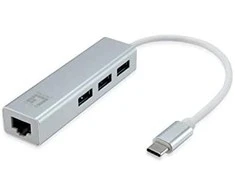 Level One Pirmo lygio USB-0504 Gigabit USB-C tinklo adapteris