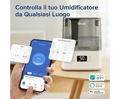 Drėkintuvas Levoit Classic 300S - SMART Zvlhčovač vzduchu, pilkas