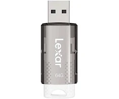 Lexar | „Flash“ diskas | JumpDrive S60 | 64 GB | USB 2.0 | Juodas/Teal