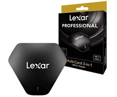 Lexar | Multi-Card | „Trys viename“ USB 3.1 tipo C skaitytuvas | SD ir Micro SD CompactFlash palaikymas | Kortelių skaitytuvas