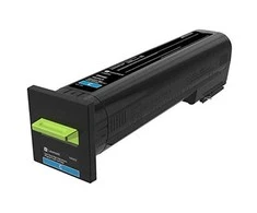 Lexmark 22K grąžinimo programa 72K2XC0 dažų kasetė, žalsvai mėlyna