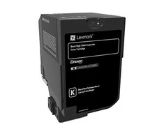 Lexmark Corporate | 74C2HKE | lazerinis Toneris Cartridge | Juodas