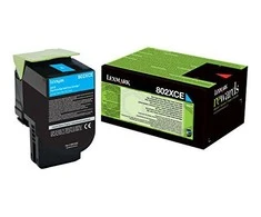Lexmark 80C2XCE (802XC) Toneris kasetė, žalsvai mėlyna, 4000 puslapių