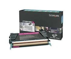 Toneris Lexmark C736H1MG Magenta Original (0C736H1MG)