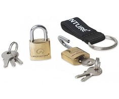 Spynų pora Lifeventure Mini Padlocks (Pack of 2)