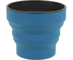 Suspaudžiamas puodelis Lifeventure Silicone Ellipse FlexiMug - Tamsiai mėlyna