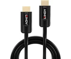 HDMI Laidas - LINDY Šviesolaidinis Hibridinis HDMI 8K60 Laidas, M/M, Ultra Didelės Spartos, 48Gbps, 20 m, Juodas
