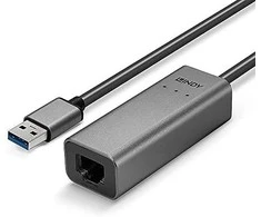 Tinklo Adapteris - LINDY USB 3.0 į 2.5G Ethernet Keitiklis, 2.5Gbps, Aliuminis