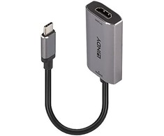 Adapteris - LINDY USB Type C į HDMI 8K60 Konverteris, Pilkas