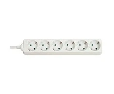 Prailgintuvas - LINDY 6 Schuko Lizdų Prailgintuvas, Baltas