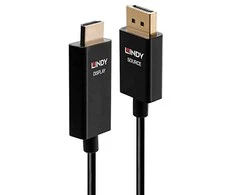 Lindy DisplayPort - HDMI HDR 2m Juodas