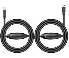 Lindy 43098 USB cable 10 m USB 3.2 Gen 1 (3.1 Gen 1) USB A USB B Juodas