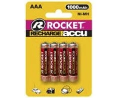 Rocket Link * Rechargeable AAA Baterija 1000 mAh Blister Pack of 4.