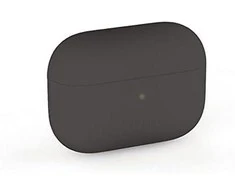 UNIQ dėklas Lino AirPods ProSilicone juodos spalvos