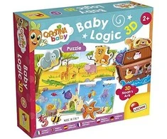 Dėlionė Dante Carotina Baby logic 3D gyvūnai 92536 LISCIANI
