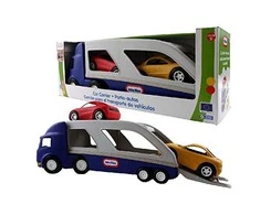 Little Tikes Didelis automobilinis sunkvežimis su priekaba + du automobiliai
