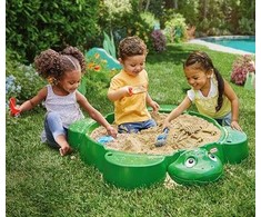Little Tikes vėžliuko formos smėlio dėžė 2.0 su dangčiu