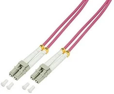 LogiLink światłowód OM4 LC/UPC - LC/UPC 2.0m violetinė