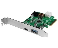LOGILINK PC0089 PCI Express kortelė USB 3.2 1x USB-C PD 3.0 ir 1x USB 3.0