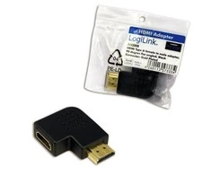 LOGILINK AH0008 LOGILINK - Kampinis moteriškas HDMI adapteris - HDMI kištukas