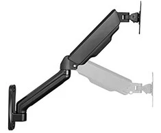 LOGILINK BP0145 Monitorius Sieninis laikiklis 17-32 colių plieninės dujinės spyruoklės svirties ilgis: 450 mm
