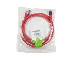 LOGILINK CQ3044S LOGILINK -Komutacinis kabelis Cat.6A 10G S/FTP PIMF PrimeLine raudonas 1,50m