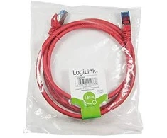 LOGILINK CQ3044S LOGILINK -Komutacinis kabelis Cat.6A 10G S/FTP PIMF PrimeLine raudonas 1,50m