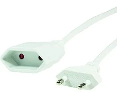 Maitinimo laidas LogiLink CEE 7/16, 2m, balta (CP126)