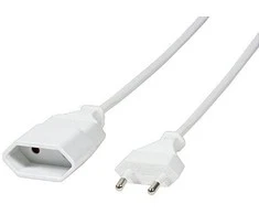 Maitinimo laidas LogiLink CEE 7/16, 2m, balta (CP126)