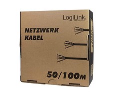 LogiLink S / FTP montavimo kabelis, Cat.6, PVC, 100m, pilkas (CP2100S)