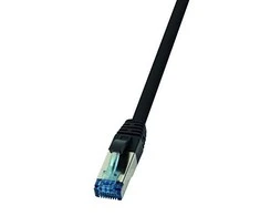 LOGILINK CQ6085S Patchcable PUR Cat.6A S/FTP Juodas 7,5m