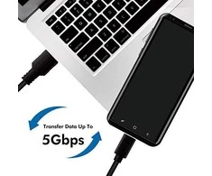 LOGILINK CU0169 LOGILINK - USB 3.2 Gen1x1 laidas, USB-A kištukas iki USB-C kištukas, juodas, 1,5 m
