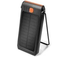 „Logilink“ saulės energija varoma išorinė baterija, 10000 mAh, žibintuvėlis, 2x USB-A QC ir 1x USB-C PD | PA0273