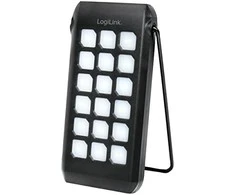 „Logilink“ saulės energija varoma išorinė baterija, 10000 mAh, žibintuvėlis, 2x USB-A QC ir 1x USB-C PD | PA0273