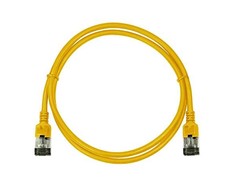 LogiLink Pajungimo kabelis CAT6A STP TPE SlimLine gelb 0,5 m