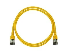 LogiLink Patch kabelis CAT6A STP TPE SlimLine gelb 0,3 m