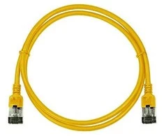LogiLink LogiLink Patchkabel CAT6A STP TPE SlimLine gelb 0,5m