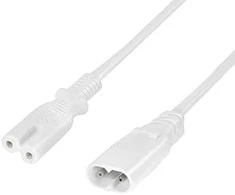 Maitinimo kabelis LogiLink 8 mm pailgėjimas, baltas (CP132)